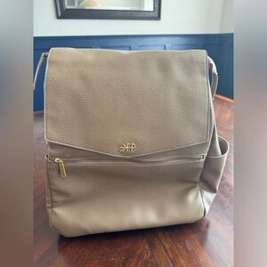 Freshly Picked Vegan Leather Diaper Bag with Changing Pad